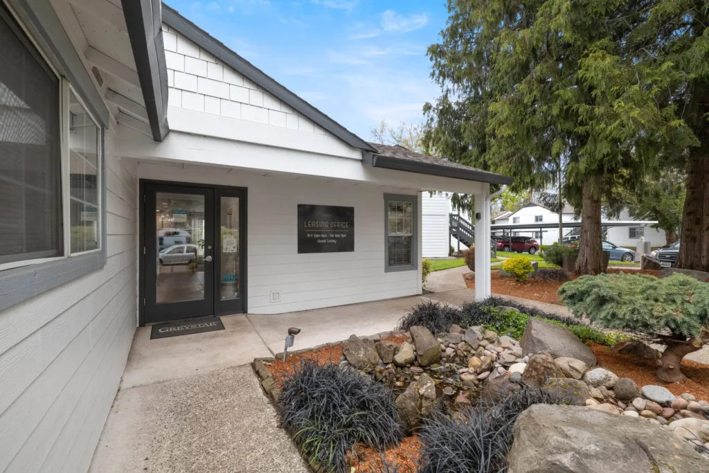 Leasing office at Sedona at Bridgecreek apartments by the Vancouver Mall